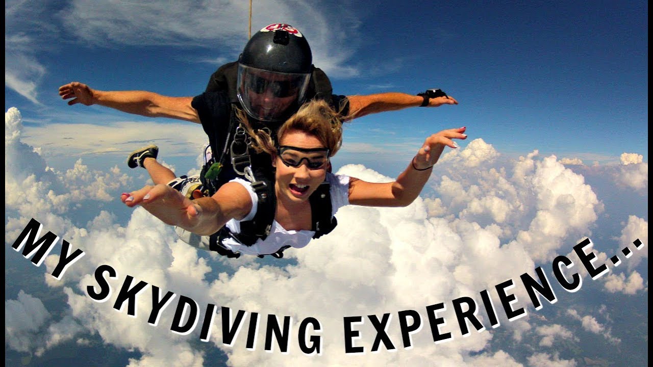 FIRST TIME SKYDIVING! WHAT SKYDIVING FEELS LIKE YouTube