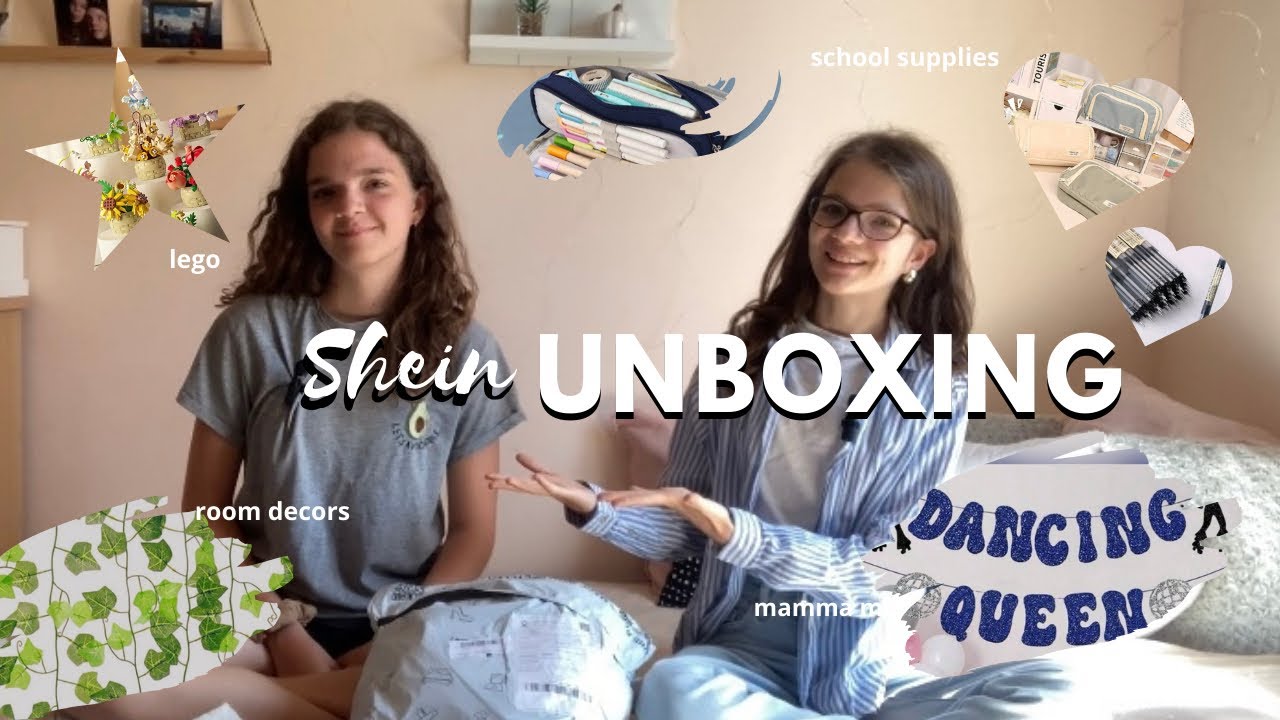 Shein haul a nővéremmel pt.2 🛍️🛒 | lego, sulis kellékek, dekorációk