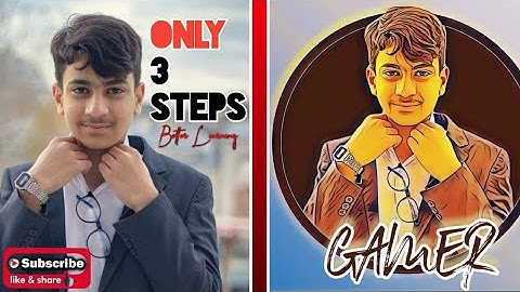 Picsart New Portrait Cartoon ||  Photo Editing || New Vector Art Photo editing || Better Learning