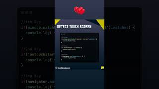 Celebrity Javascript, Detect Touch Screen #javascript Wealth