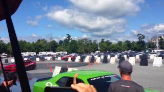 Dodge hellcat thrill ride at mecum