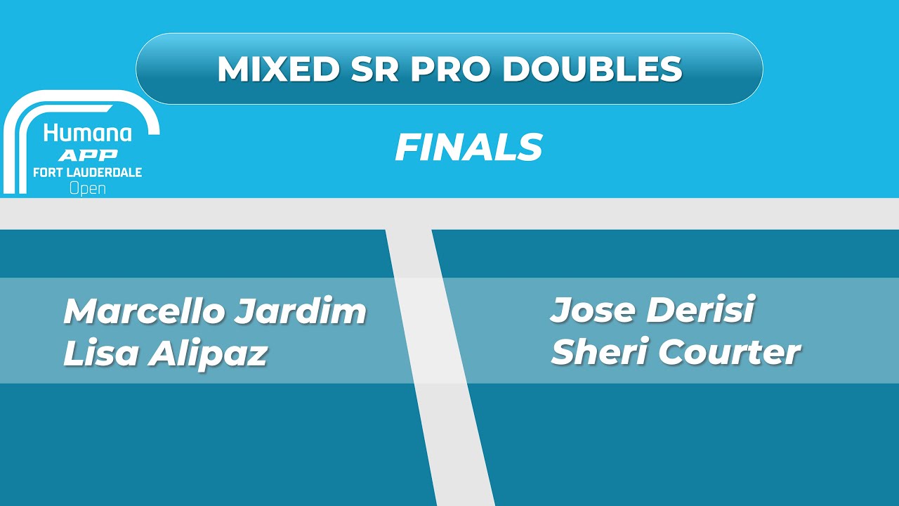 Mixed Doubles Madness: APP Fort Lauderdale Sr Pro Gold Medal Match