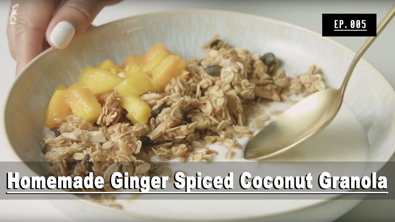 How to Make Homemade Coconut Granola (mine’s gluten-free!) | **Recipe Video**