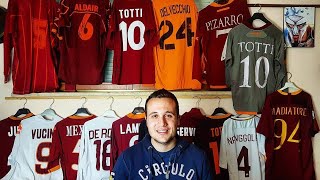 La mia COLLEZIONE di MAGLIE della ROMA!!!