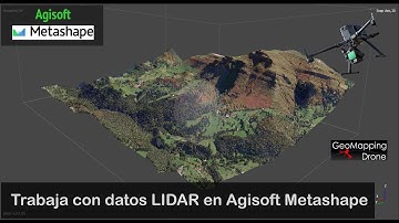 Procesa datos LIDAR en Agisoft Metashape. MDT y curvas de nivel.