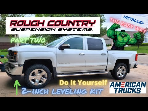2 INCH Leveling Kit Install EASIEST FASTEST WAY CHEVY & GMC