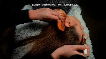 ASMR 1 hour relaxing Scalp massage for sleep - No talking