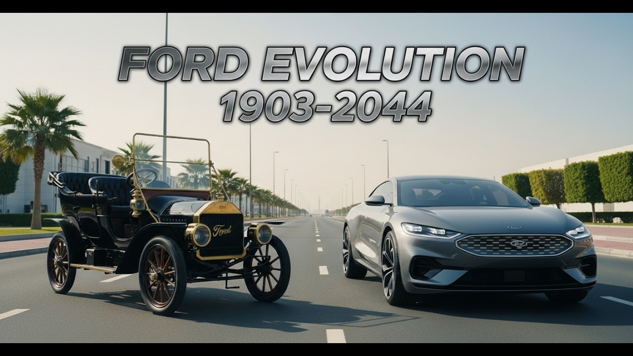 Ford Evolution 1903–2044 | Watch First Ford to Futuristic Cars 🚗⚡