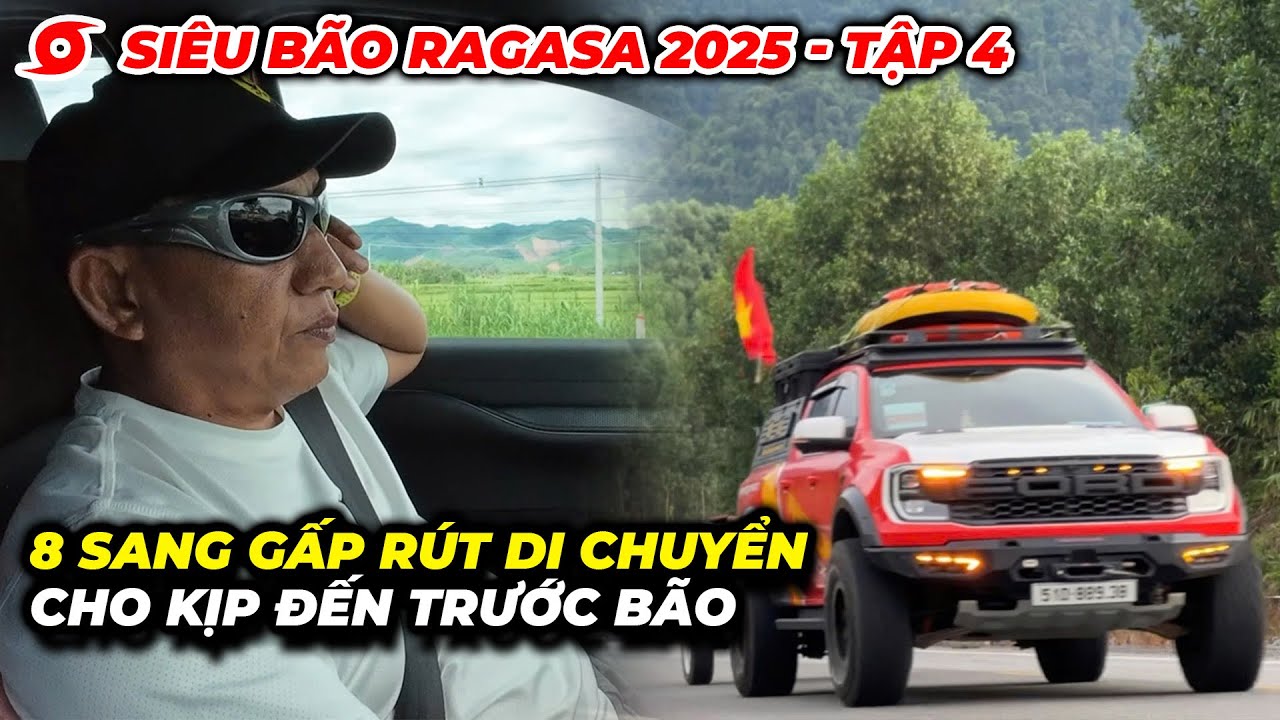 Эпизод 4: Супертайфун РаГаСа 2025 - 8 Санг поспешно двинулись туда, чтобы успеть до начала шторма.