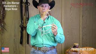 Bit 935 JIM WARNER HACKAMORE – ROPE NOSE
