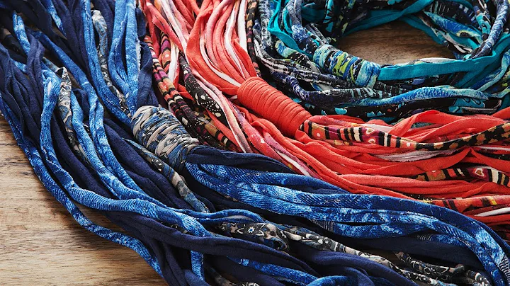 With these upcycled scarves, theres no fabric left...