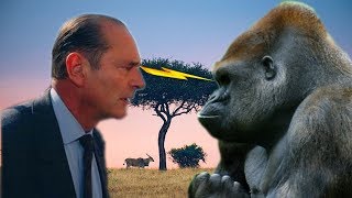 Jacques Chirac peut vaincre un gorille