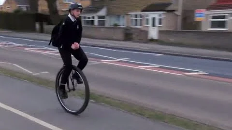 Stockton schoolboy's unique commute
