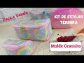 Kit de Estojos Ternura - Faça e Venda - Passo a Passo com Molde Gratuito Costura Criativa DIY