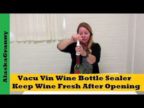 how to keep wine fresh after opening