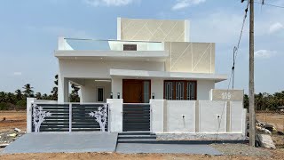 3.5 சென்டில்,1600 Sq.ft-ல்-கிழக்கு பார்த்த அழகிய 2BHK தனி வீடு 📞99436 71311 #houseforsaleinpollachi