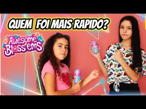 SE MINHA IRMÃ FOSSE MAIS RAPIDA ABRINDO AWESOME BLOSS EMS #VEDA 2