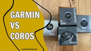 Garmin vs Coros Watches for Running | RunToTheFinish