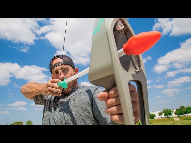 Nerf Bow Trick Shots | Dude Perfect - YouTube
