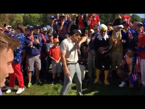 Rory McIlroy Jokes with U.S. Fans at 2016 Ryder Cup