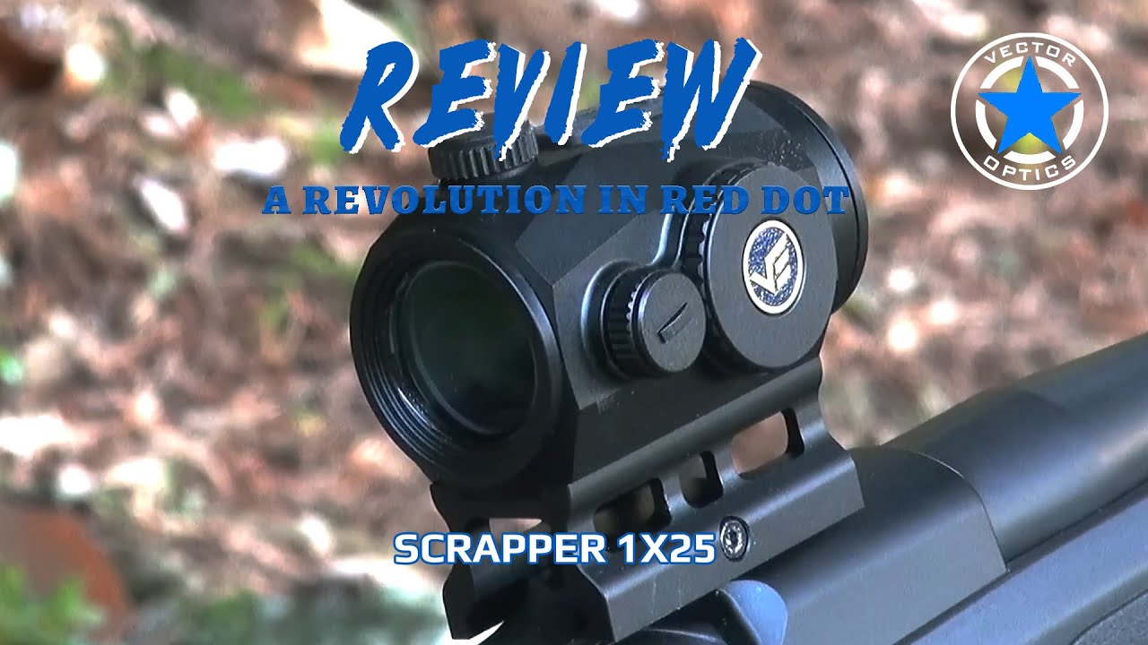 Vector Optics // Scrapper 1x25 Enclosed Red Dot Sight (SCRD-46) Shooting  Outside