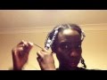 How to stretch Afro hair without heat. African threading part 2