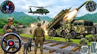 US Off-road Army Truck Driving Game: New Military Truck Driving 2026 - Realistic! Android Gameplay screenshot 2