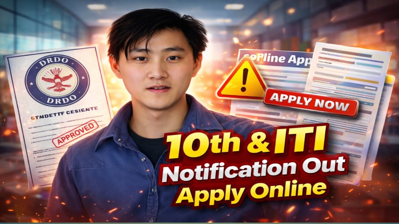 DRDO DRDL ITI Apprentices Recruitment 2026 | ITI Pass | Apply Online Before 29 Jan