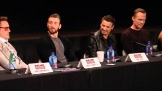 Robert Downey Jr., Chris Evans, Chris Hemsworth, Joss Whedon & Avengers 2 Co-stars Press Conference