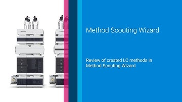Review of created LC methods in Method Scouting Wizard