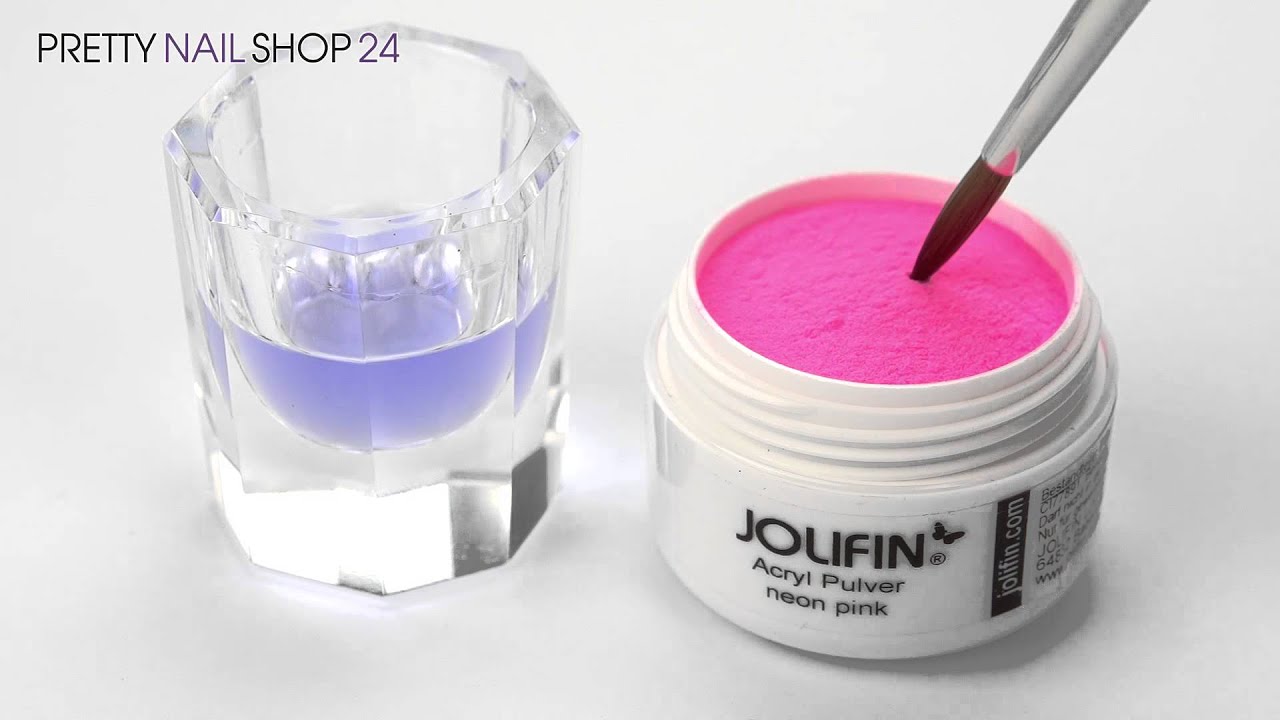 Jolifin Acryl Farbpulver Neon Pink 5g Pretty Nail Shop 24