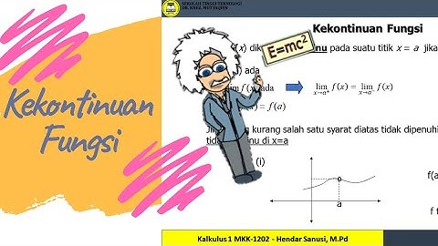 Kekontinuan Fungsi || Kalkulus 1