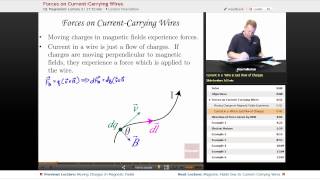 “Forces on Current Carrying Wires” | AP Physics C: Electricity & Magnetism with Educator.com