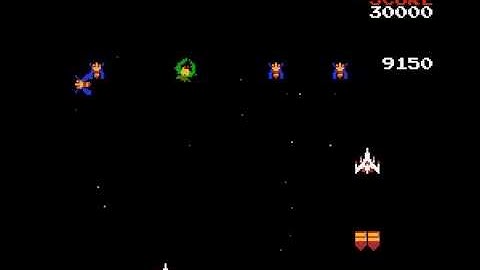Galaga (NES / Nintendo) - Vizzed.com GamePlay
