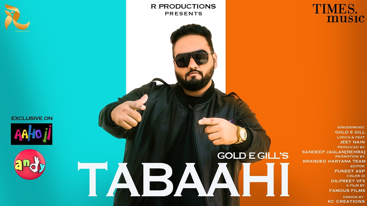 TABAHI  Gold E Gill  New Haryanvi Songs 2020 Haryanvi  Jeet Nain  R Productions Music 