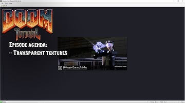 18: Transparent textures - Ultimate Doom Builder with the Lazygamer