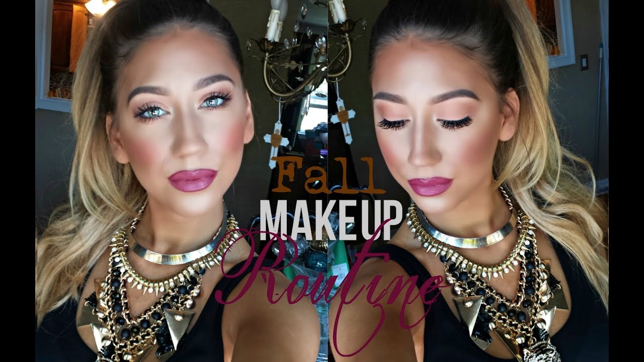 Day-Time Fall Makeup Routine | Mostly Drugstore ! - YouTube