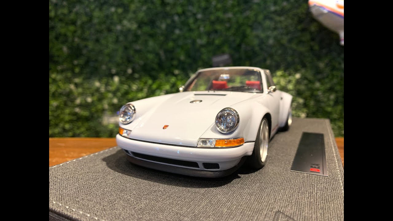 1/18 MakeUp Singer Porsche 911 (964) Targa Blue IM036D - YouTube