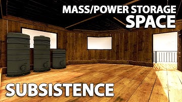 MASS and POWER Storage | Base Building | Subsistence Gameplay | S4 EP20