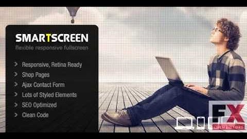 Preview SmartScreen - Fullscreen Responsive HTML Template TF