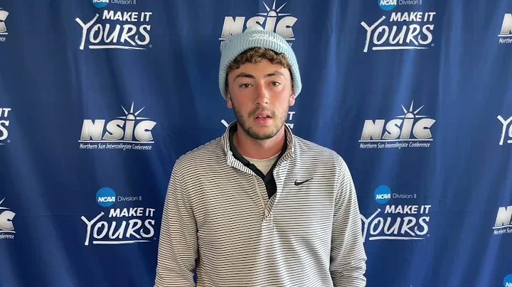 2022 NSIC Men's Golf Championship Round 1 Intervie...