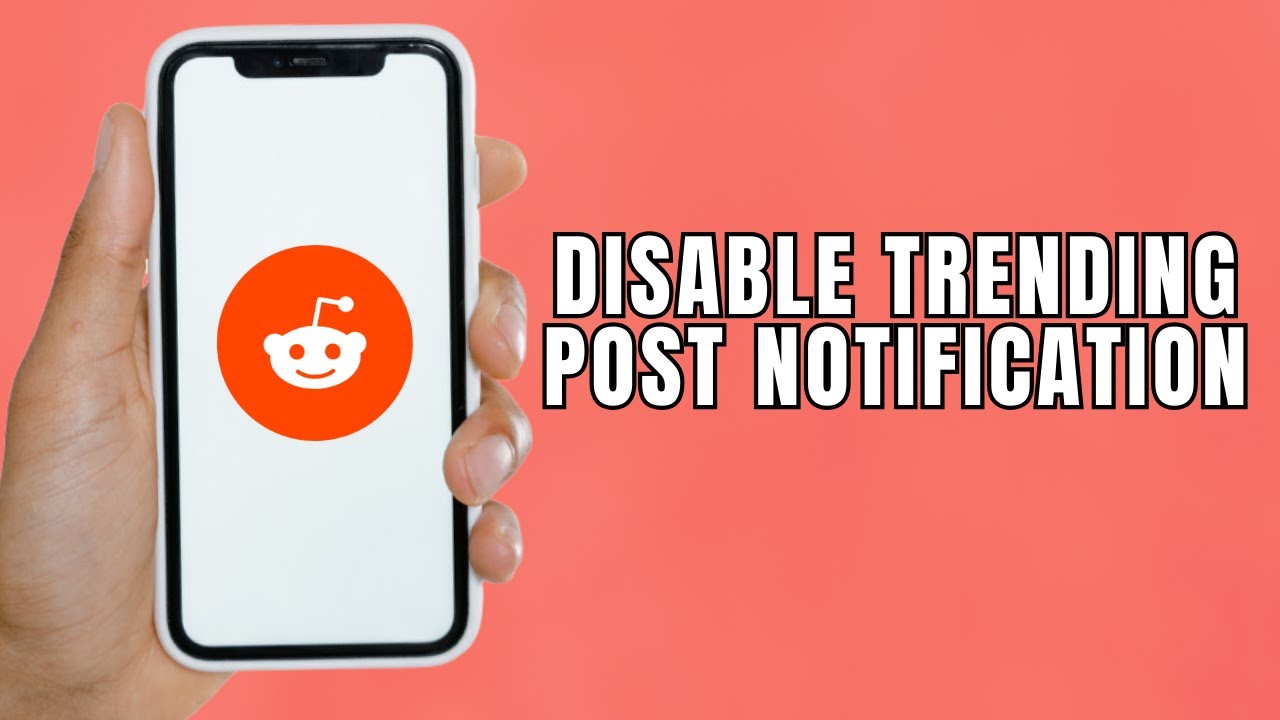 HOW TO DISABLE TRENDING POSTS NOTIFICATIONS ON REDDIT - YouTube