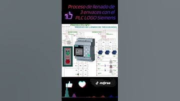 Proceso de llenado de 3 envases con el PLC LOGO Siemens en CADeSimu ⚡🔌 #shorts