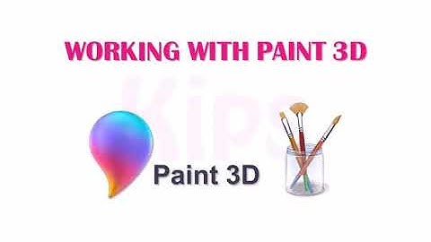 Working with paint 3d grade 3