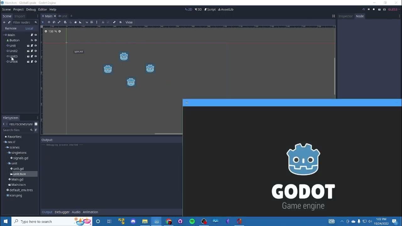 Godot Global Signals (See video desc for 4.x updates) YouTube