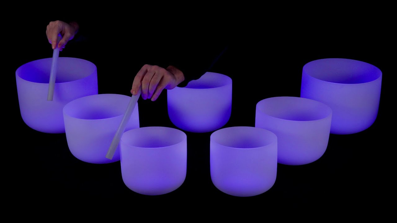 Crystal Bowls for Deep Sleep 🌀 Vibrations of Peace 432 Hz - YouTube