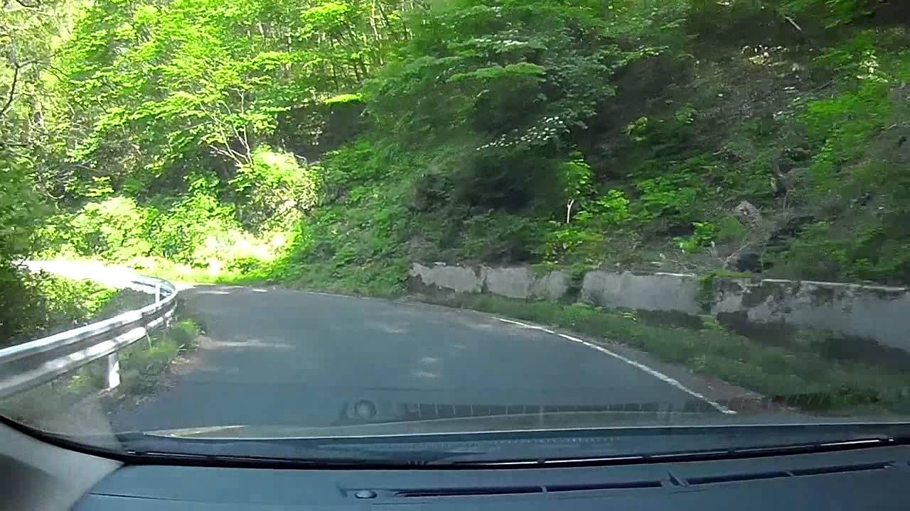 伯耆大山、大山環状道路ｰ3、大山の北側から東側迄、船上山　車載動画