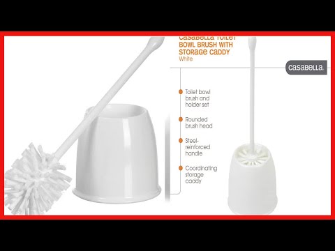 Great product -  Casabella Toilet Bowl Brush with Holder Set, White