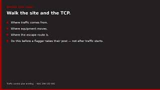 Flaggers and Work-Zone Traffic Control | WA L&I Toolbox Talk