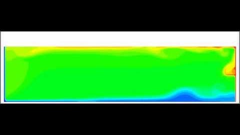 unsteady thermal flow around a thin fin on a sidewall of a differentially heated cavity